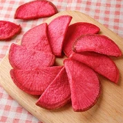 Lub cev qhuav taub hau radish hlais